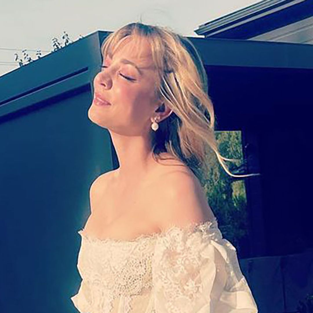 Kaley Cuoco stuns in bridal look days after going public with new boyfriend Tom Pelphrey