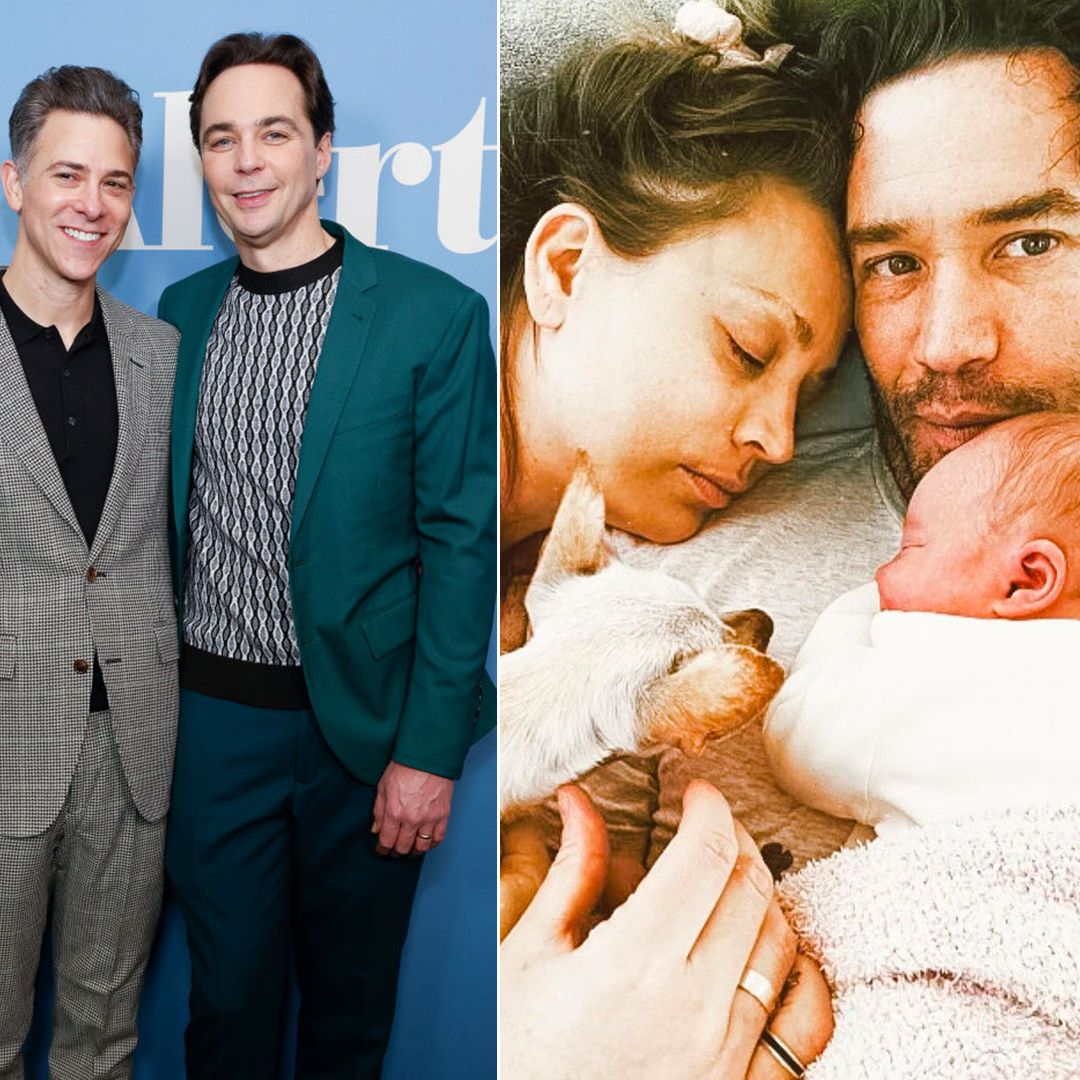 The Big Bang Theory cast and their real-life families away from the show