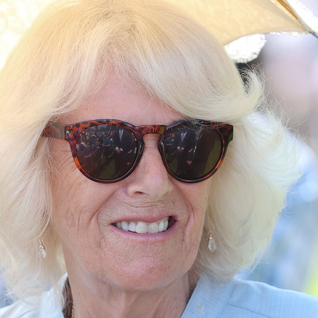 Duchess Camilla's dress is total heatwave goals and wait 'til you see her accessory