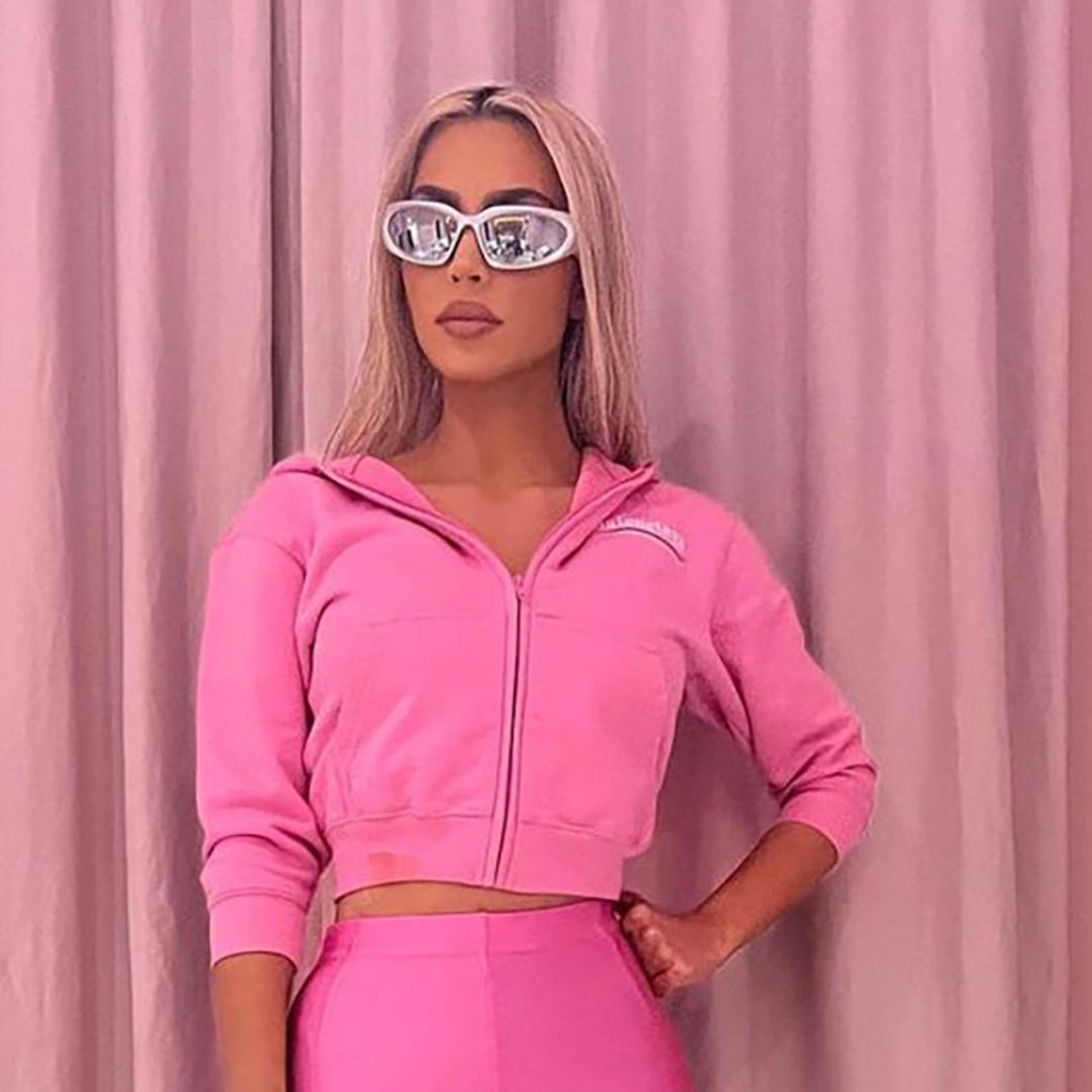 Kim Kardashian channels 'Balenciaga Barbie' in her latest head-to-toe all-pink skin-tight look