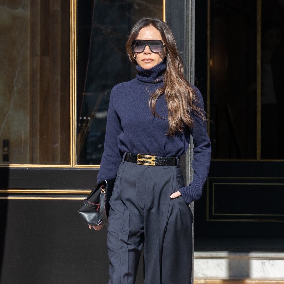 Victoria Beckham's runway outfit is the epitome of Parisian sophistication