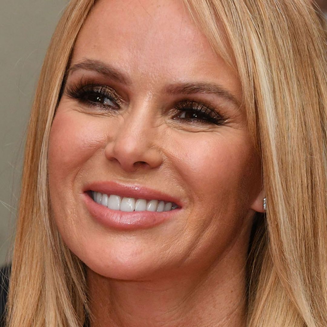 Amanda Holden returns to work in a bodycon pink dress and her Instagram fans are very excited