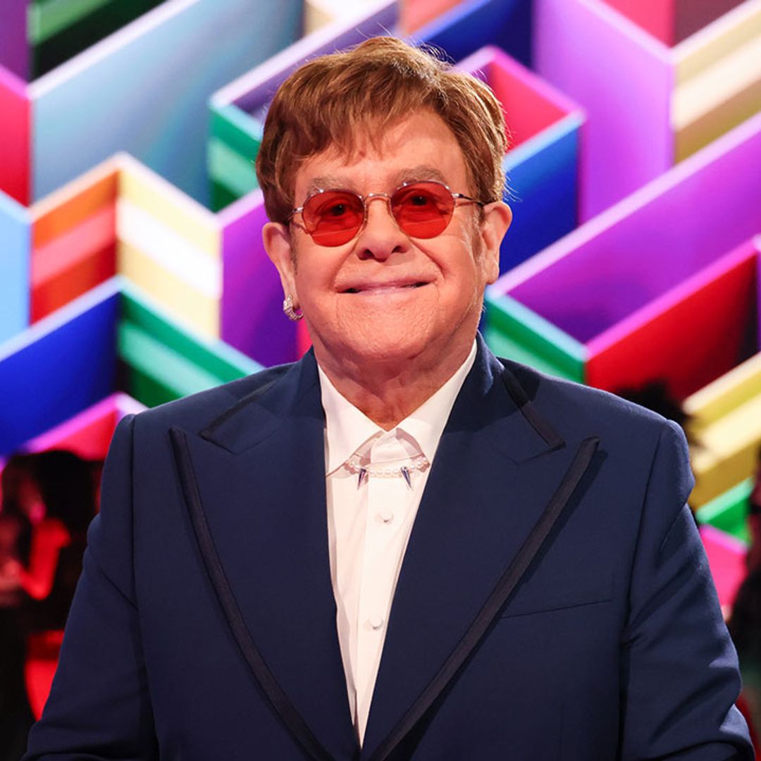 Elton John looks in good health as he shares incredible news with fans following hip surgery
