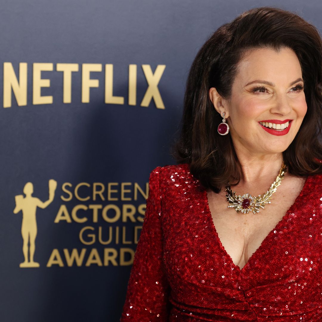SAG president Fran Drescher, 66, looks incredible as she steals the show in plunging red gown