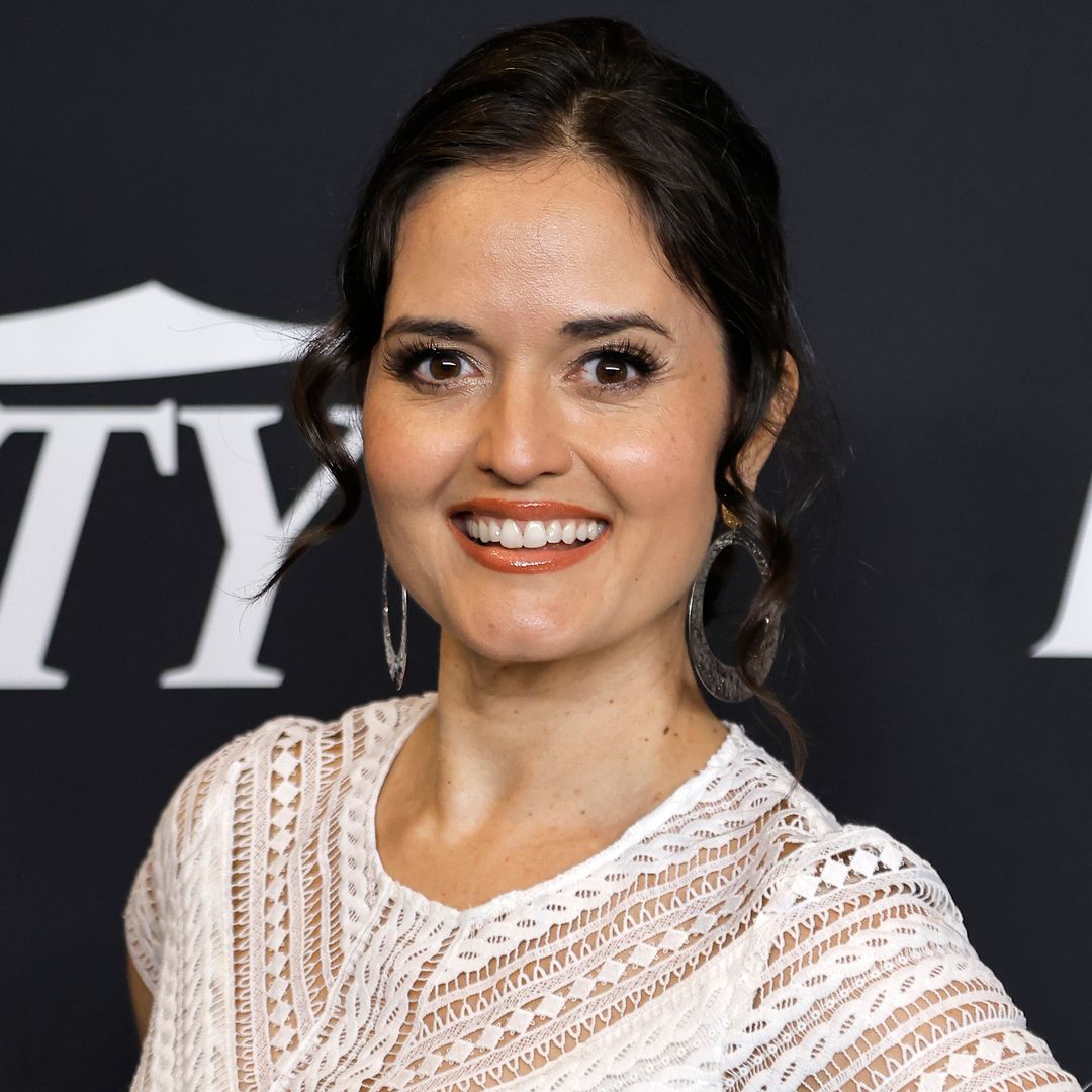 The Wonder Years' Danica McKellar and her towering son, 15, wear matching outfits in vacation photos