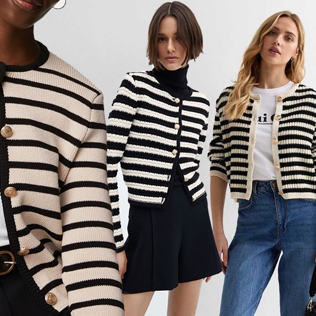 Striped cardigans are trending – and take it from this repeat stripe wearer, you need one