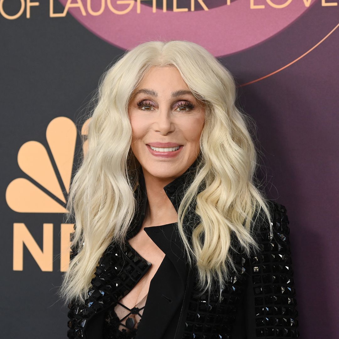 Cher, 77, looks amazing in daring leather corset for evening with royalty – stunning photos
