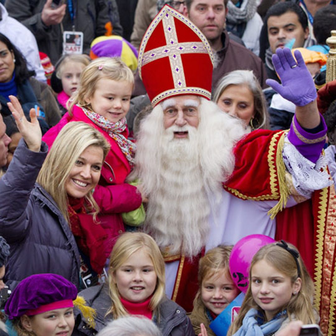 Christmas comes early for Princess Maxima and her girls