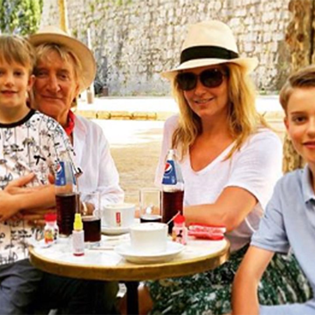 Rod Stewart reveals the surprising way he gets his children up in the morning