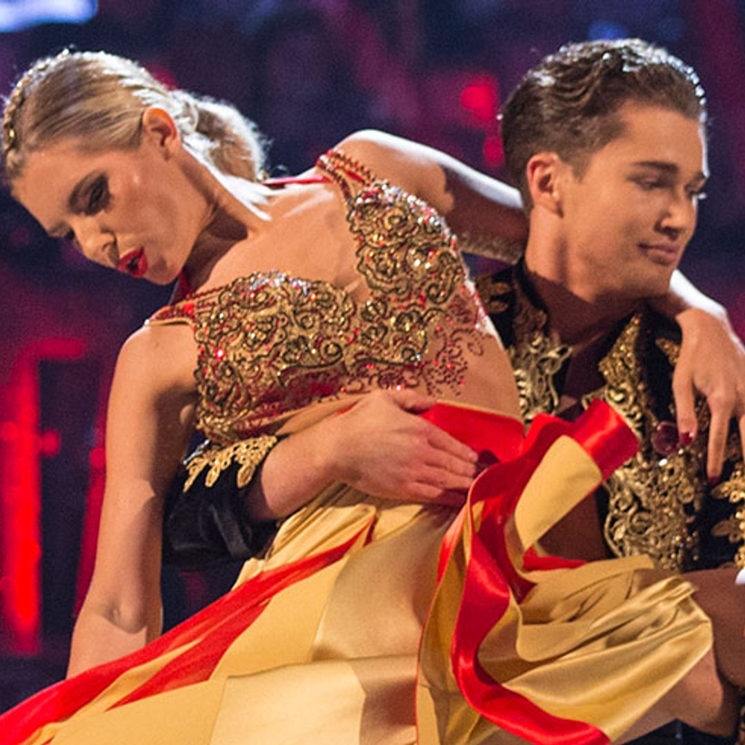 Celebrities rush to Mollie King's defence after low score on Strictly