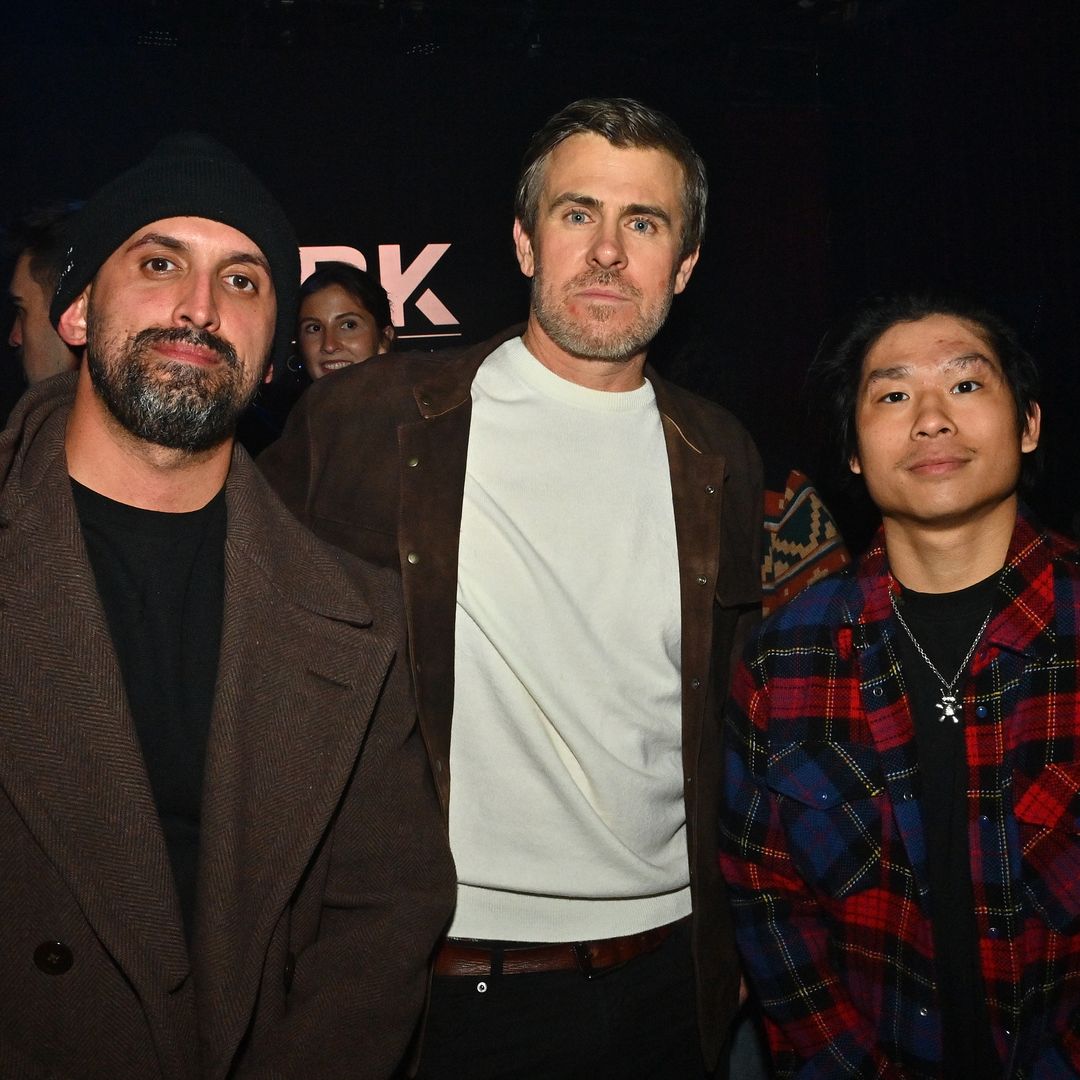 Fernando Ferro, Garrett Patten and Pax Joile Pitt attend Self Custody Film Panel and Moviemaker Indie Film Celebration Presented by TBK Productions at The Cabin on January 23, 2026 in Park City, Utah.