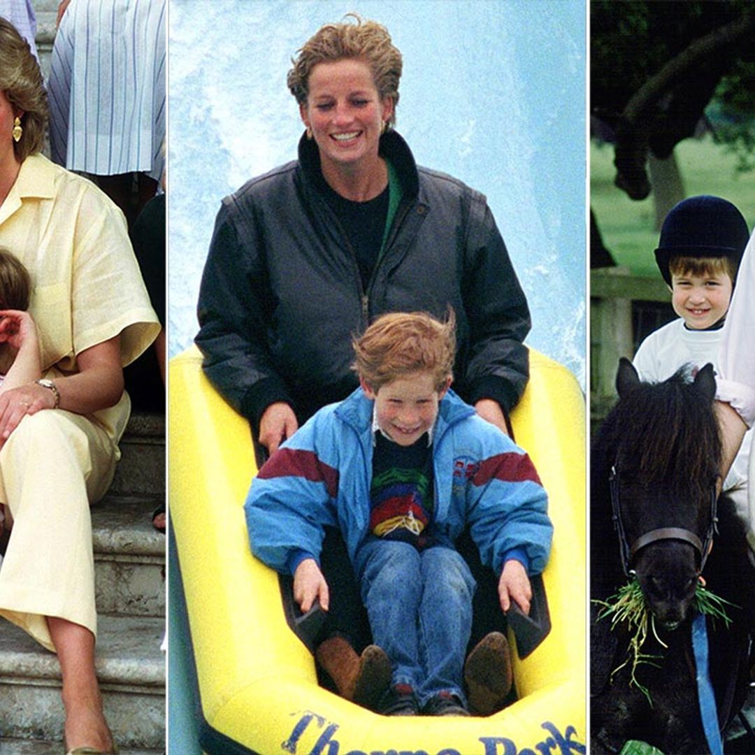 10 photos that prove Princess Diana and her sons were a tight-knit trio