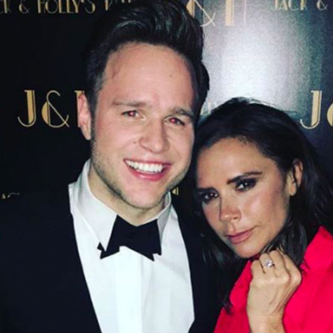 Victoria Beckham makes Olly Murs' dreams come true at the Ramsay twins' birthday bash