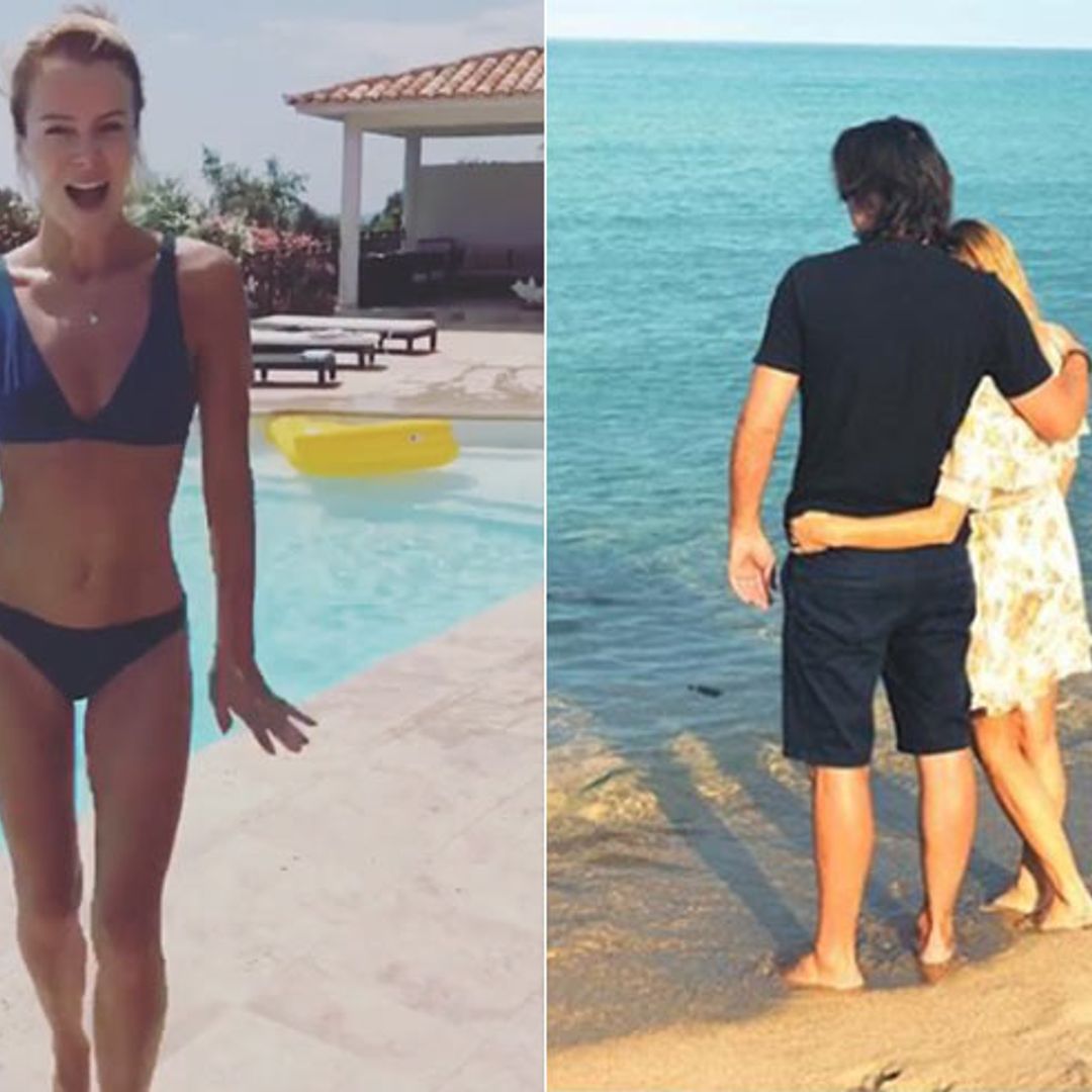 Lucky Amanda Holden jets away for her 6th holiday of the year!