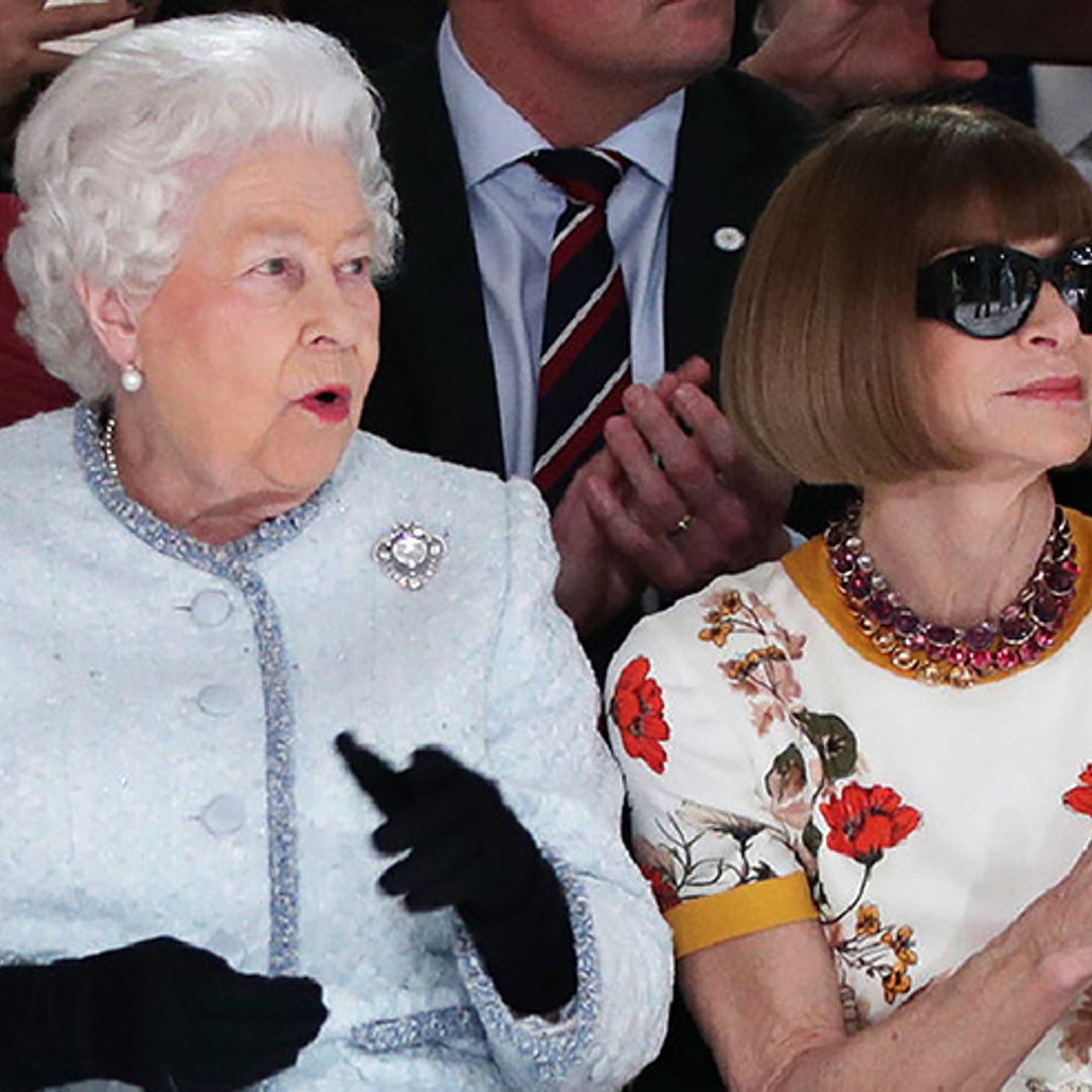Anna Wintour actually broke royal protocol when she met the Queen