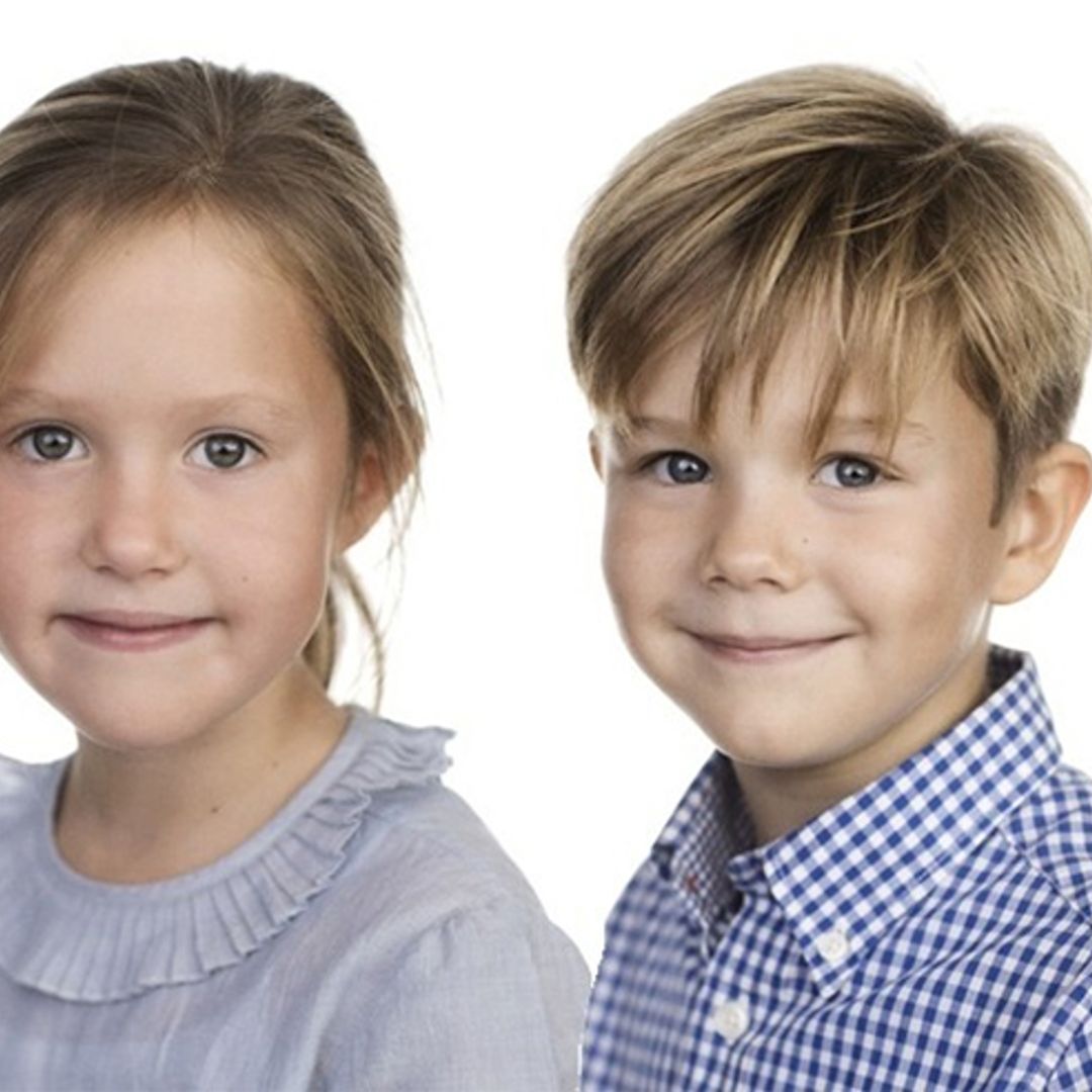 Princess Mary of Denmark's twins are all grown up in 7th birthday portraits