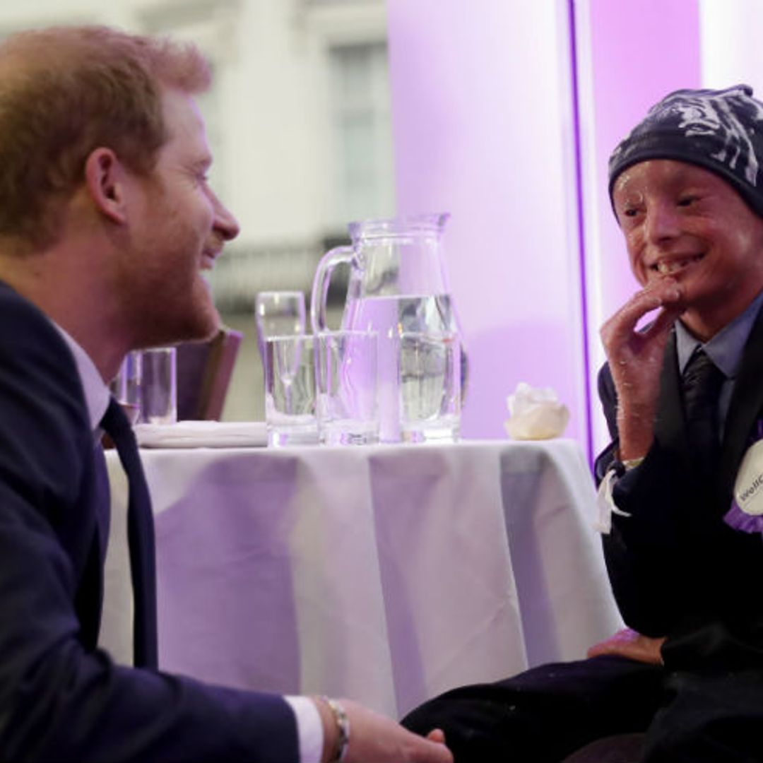 'Really lovely' Prince Harry bonds with seriously ill children at WellChild Awards
