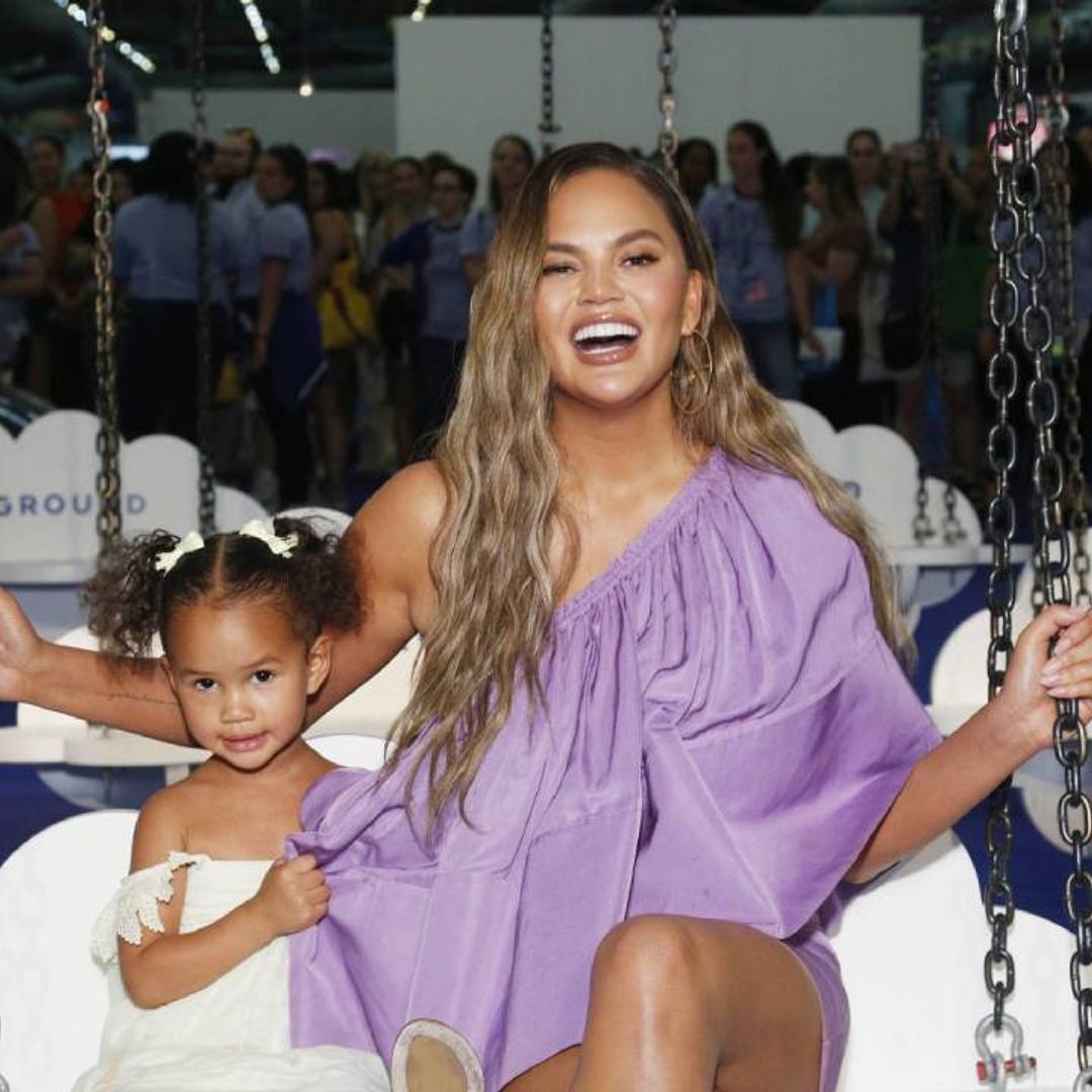 Chrissy Teigen's daughter just wore Princess Charlotte's fave boot brand - and it's 50% off