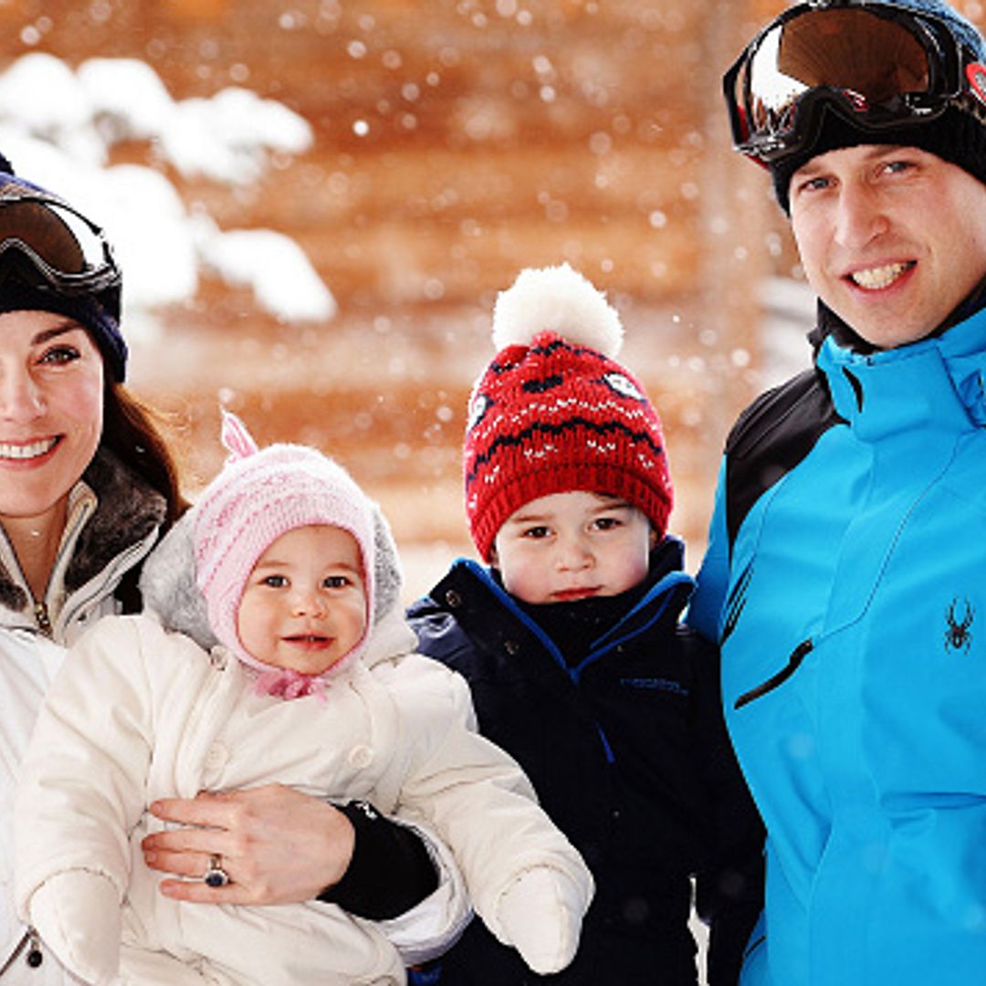 Prince William and Kate Middleton take George and Charlotte on ski vacation: Photos
