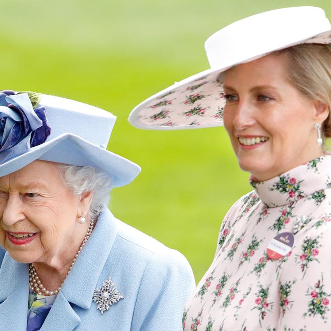 The Countess of Wessex teams up with the Queen for rare joint engagement