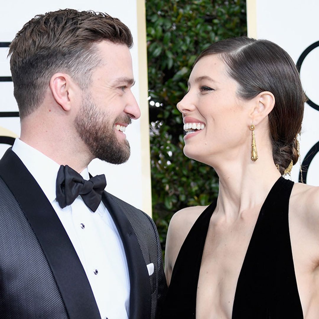 Justin Timberlake and Jessica Biel share very rare photo of young sons in Christmas greeting