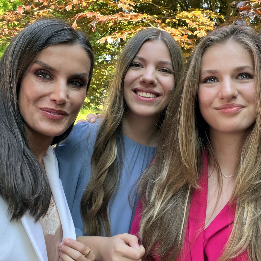 Queen Letizia is an absolute vision in white as she steps out alongside ...