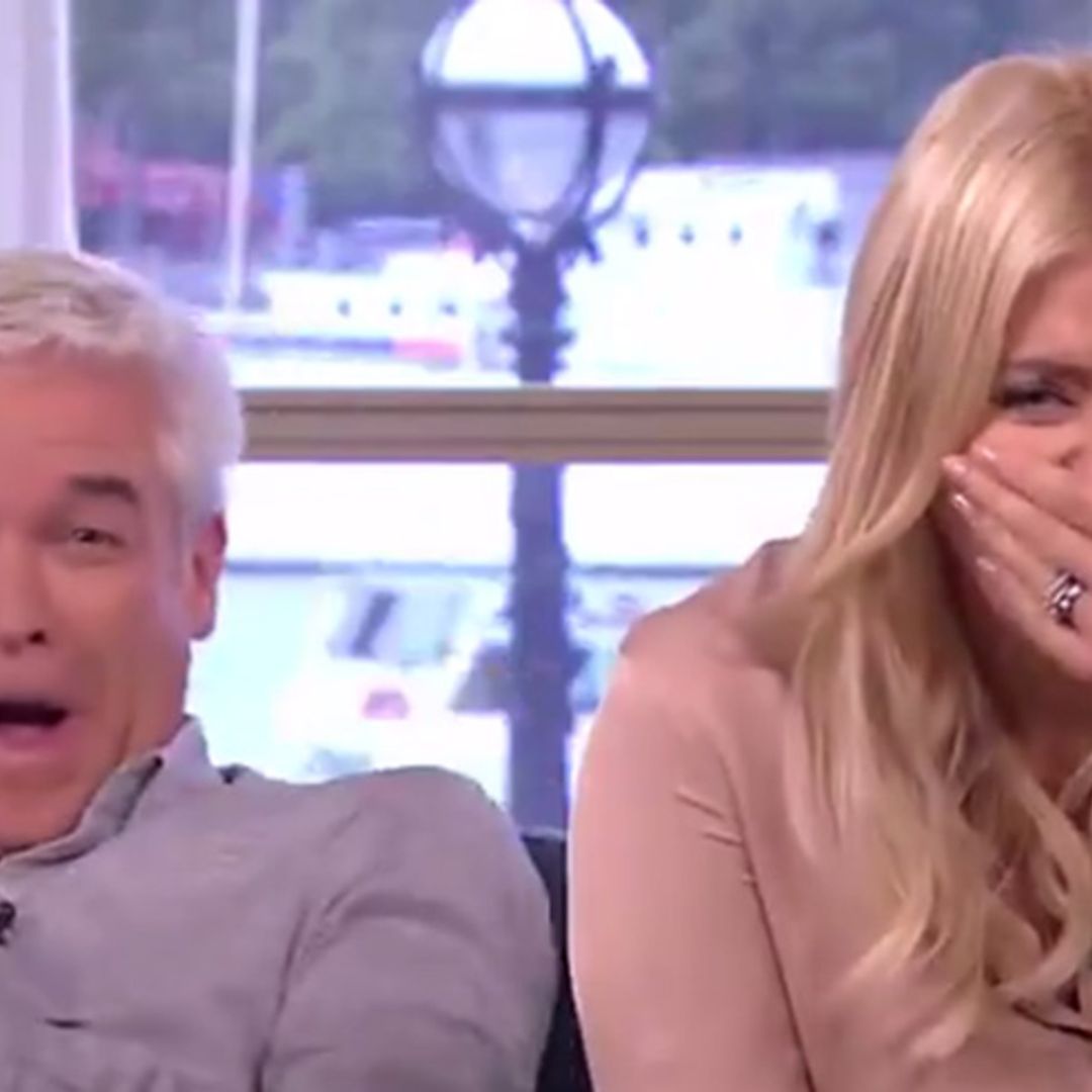 WATCH: Holly Willoughby and Phillip Schofield break down in giggles on This Morning