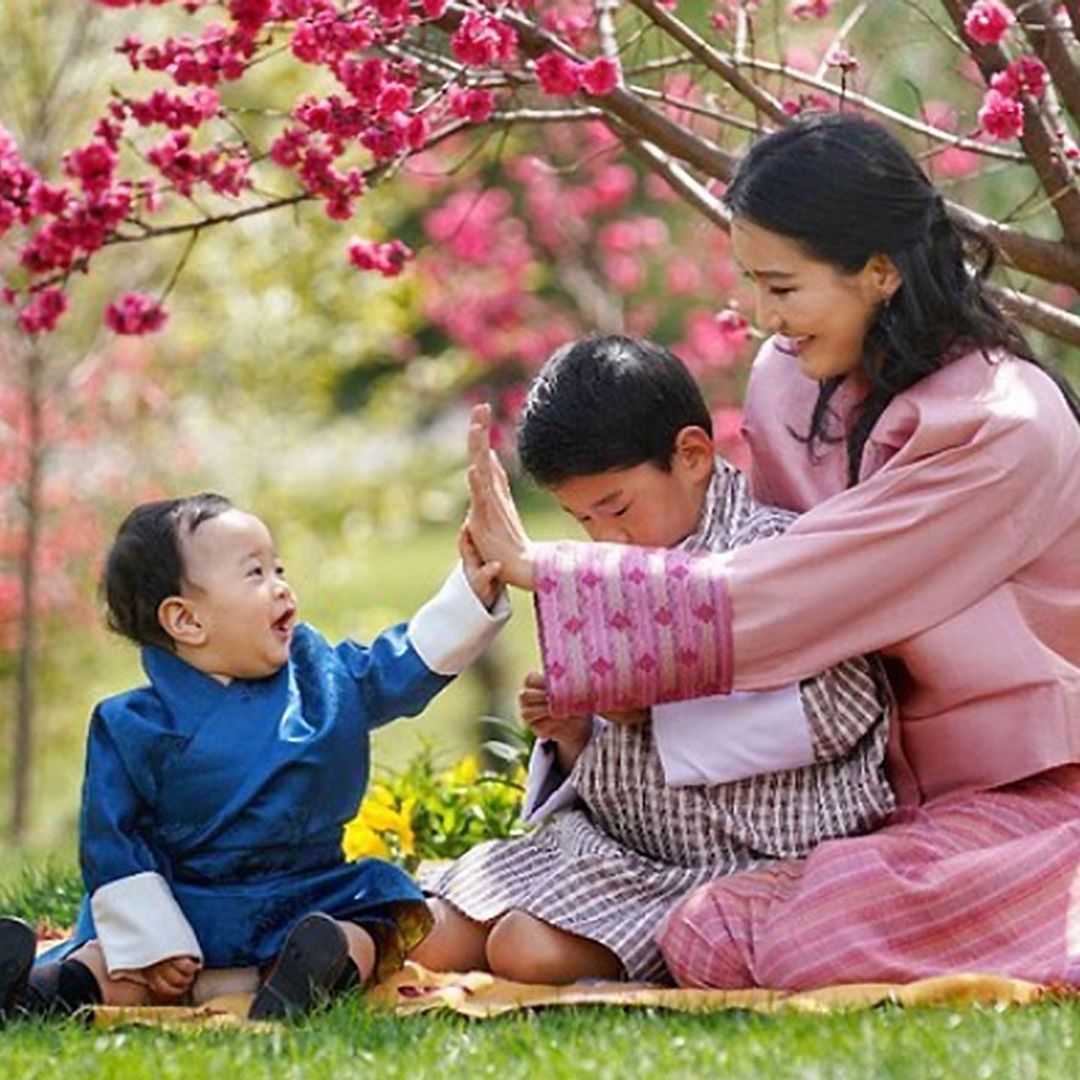 Bhutan's royal family celebrate baby's first birthday with adorable photos