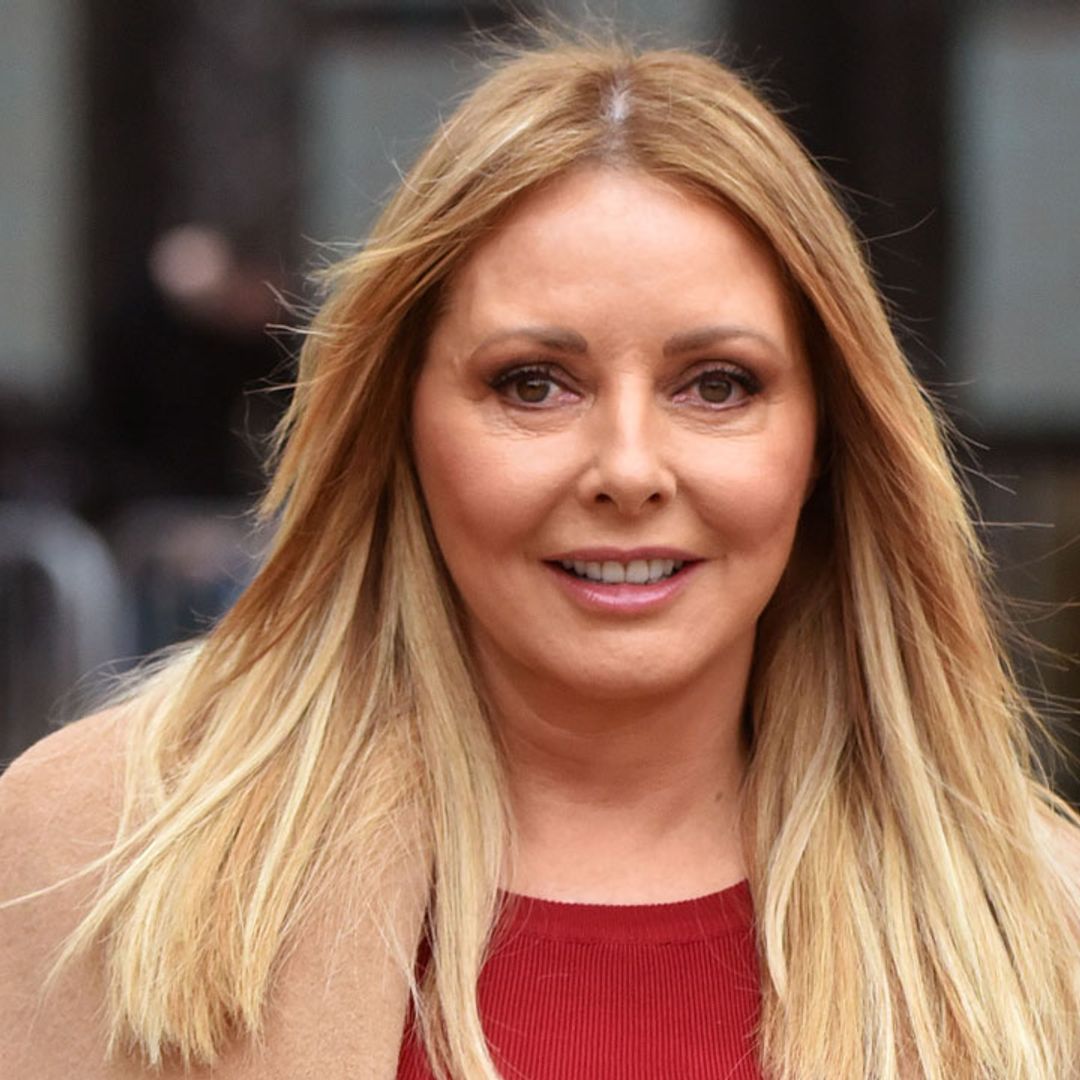 Carol Vorderman looks unreal in curve-hugging dress to announce exciting news