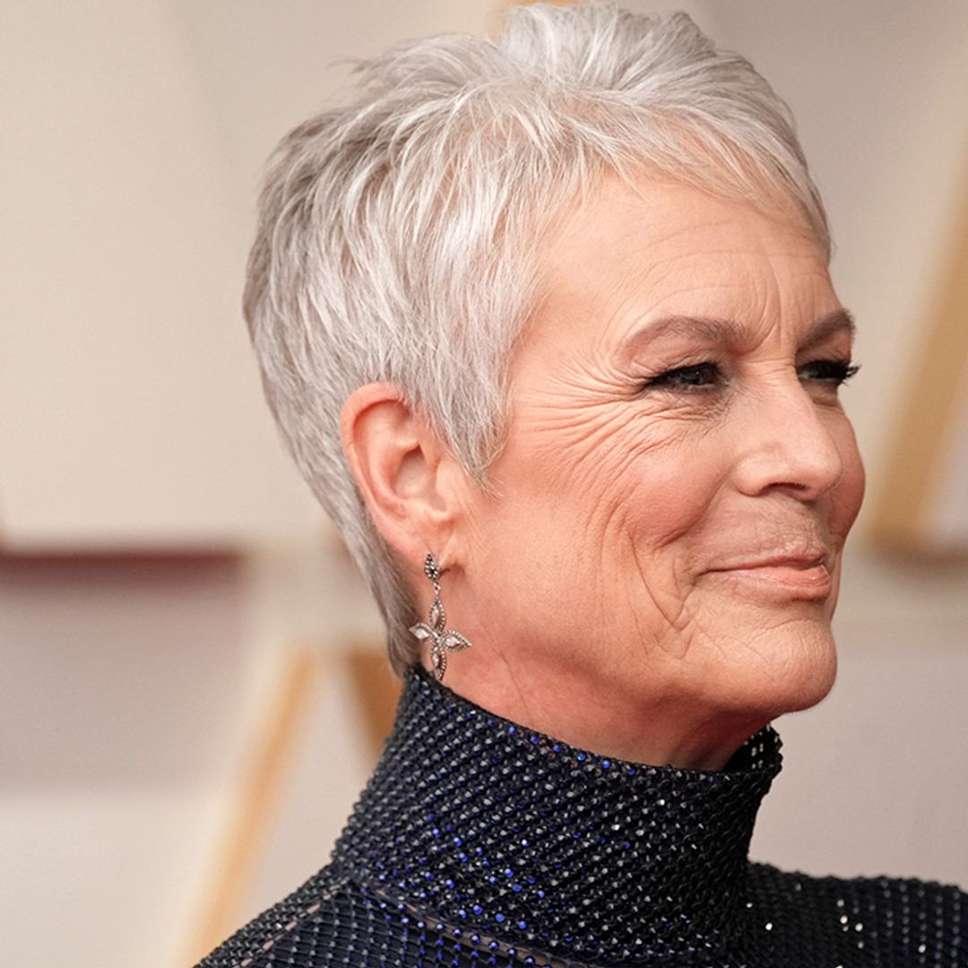 Jamie Lee Curtis looks phenomenal in zebra-striped swimsuit for daring throwback