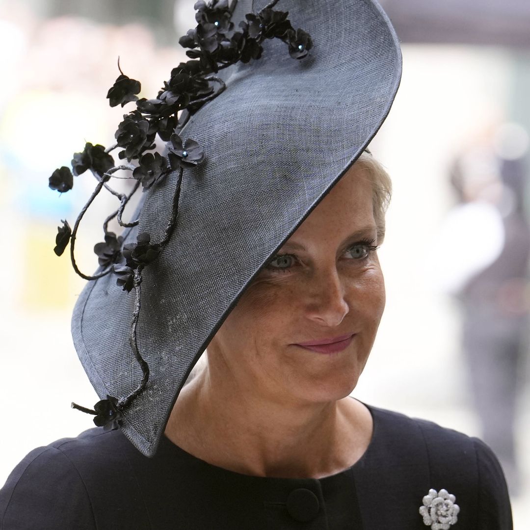Duchess of Edinburgh looks sombre at royal funeral