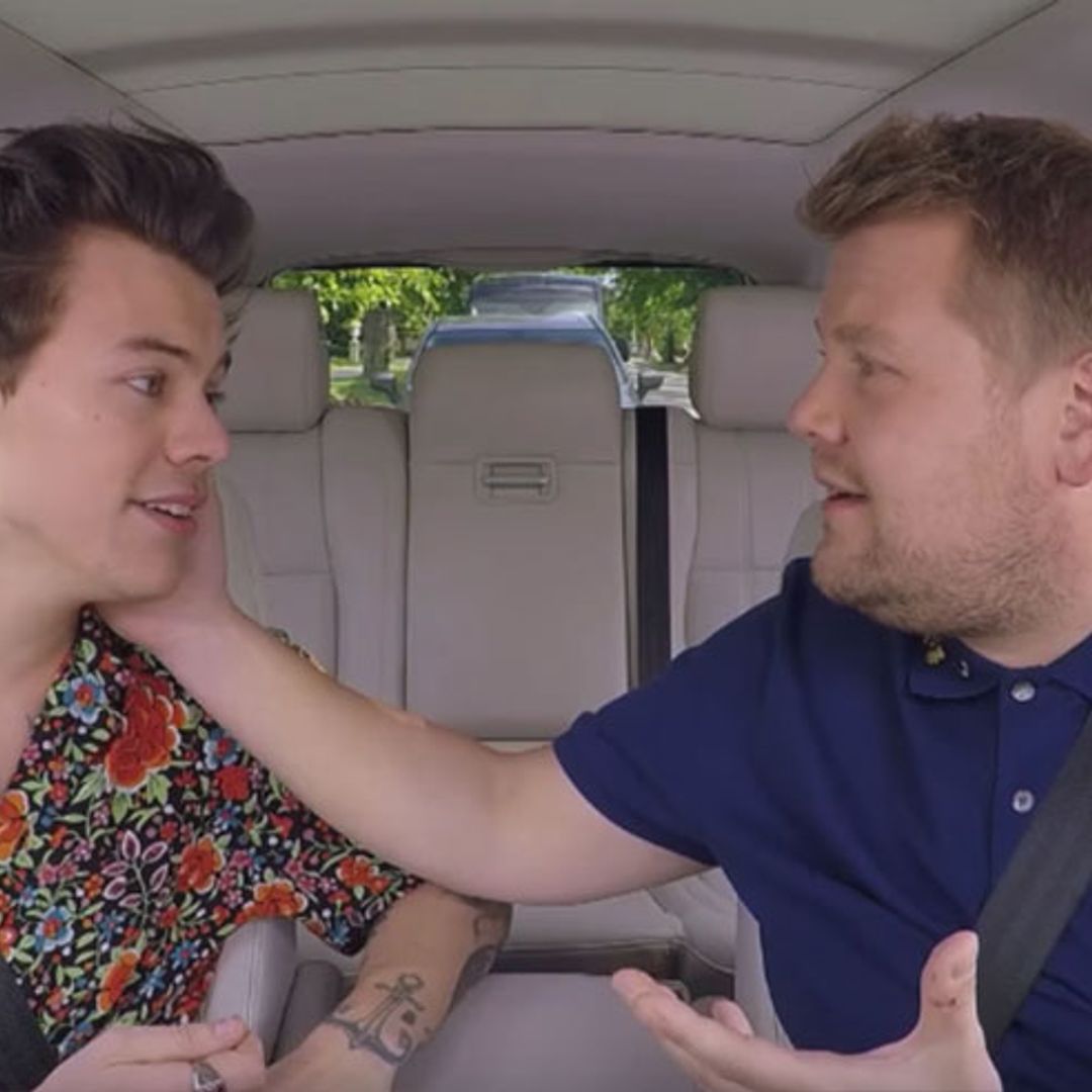 Harry Styles and James Corden act out romcoms in hilarious Carpool Karaoke – watch the video!
