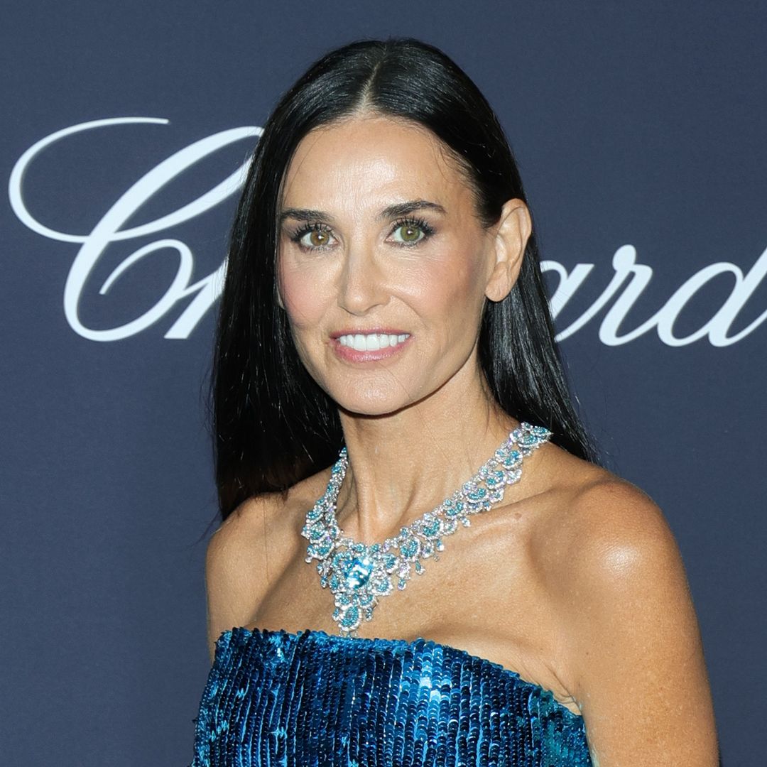 Demi Moore looks phenomenal in figure-hugging sequin gown – and she's dripping in jewels