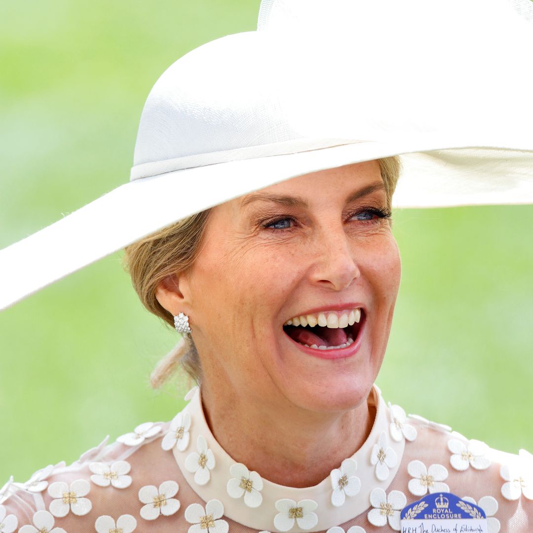 Duchess Sophie glows in flowing statement dress - and the nude heels of actual dreams