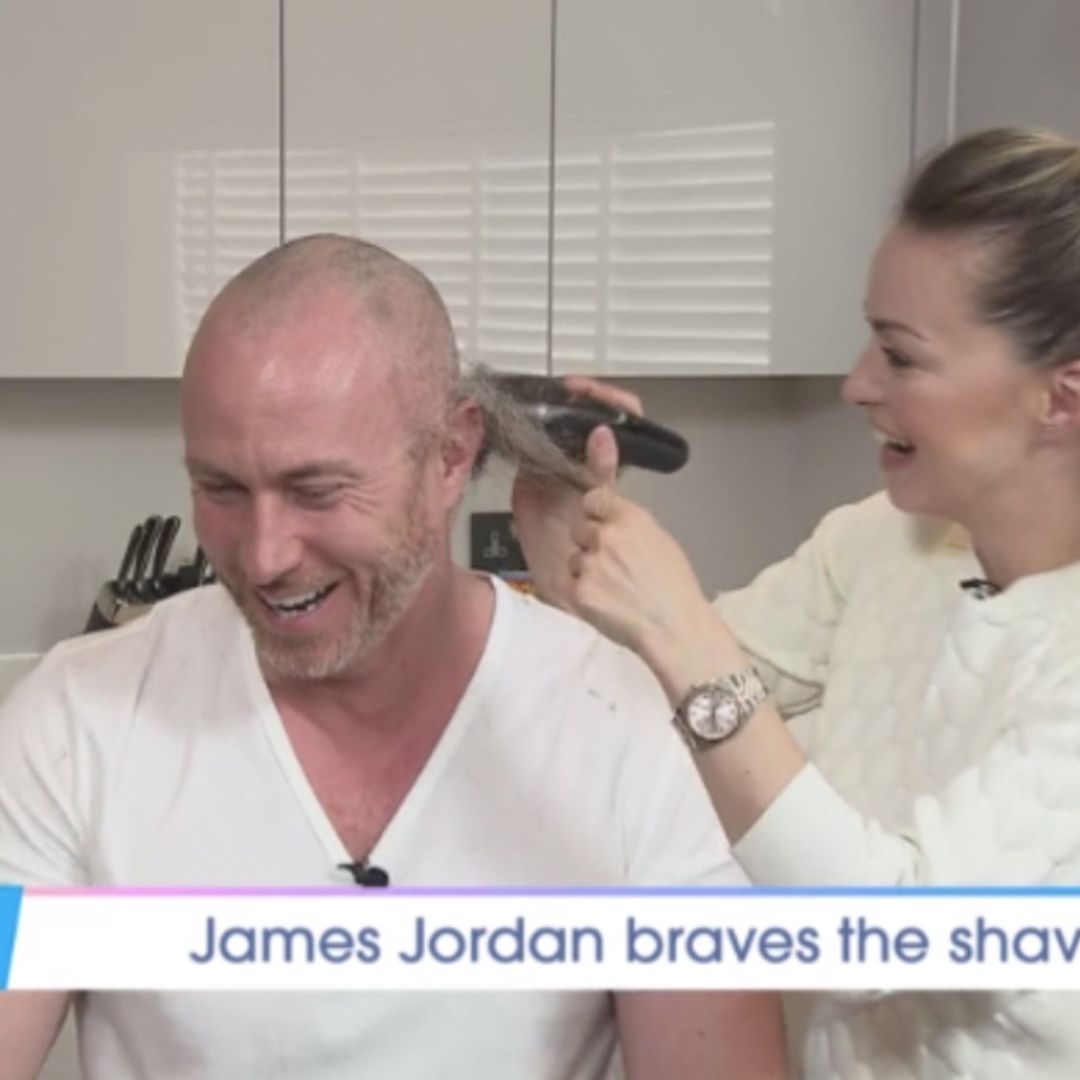 James Jordan shaves head on live TV for heartwarming reason 