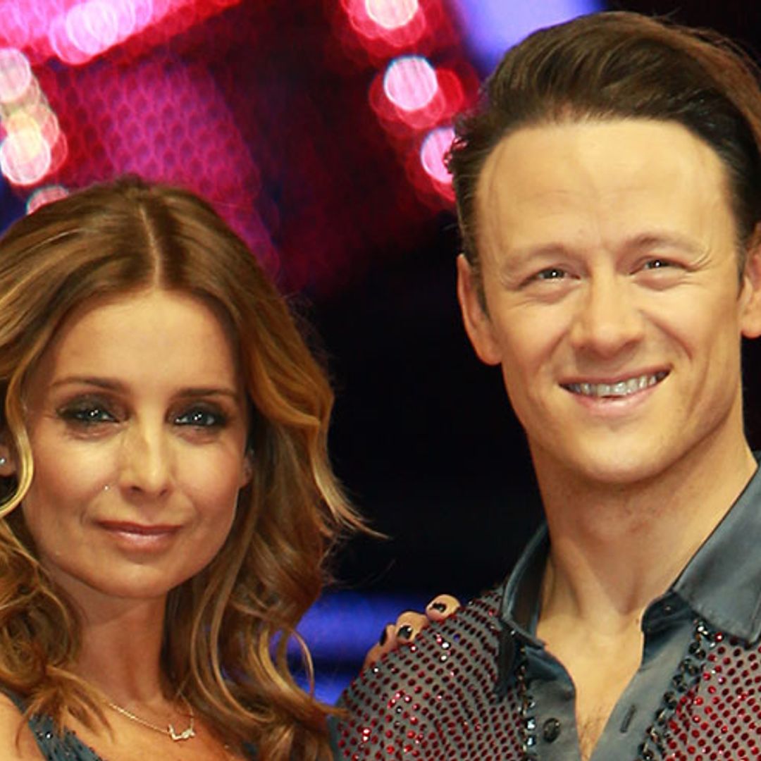 Kevin Clifton and Louise Redknapp pictured together with his parents as Karen Clifton flies home