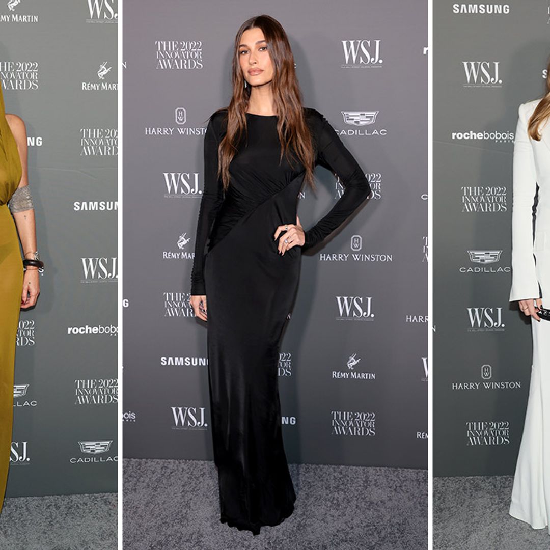 Kate Moss, Hailey Bieber and Margot Robbie dial up the drama at the WSJ Innovator Awards