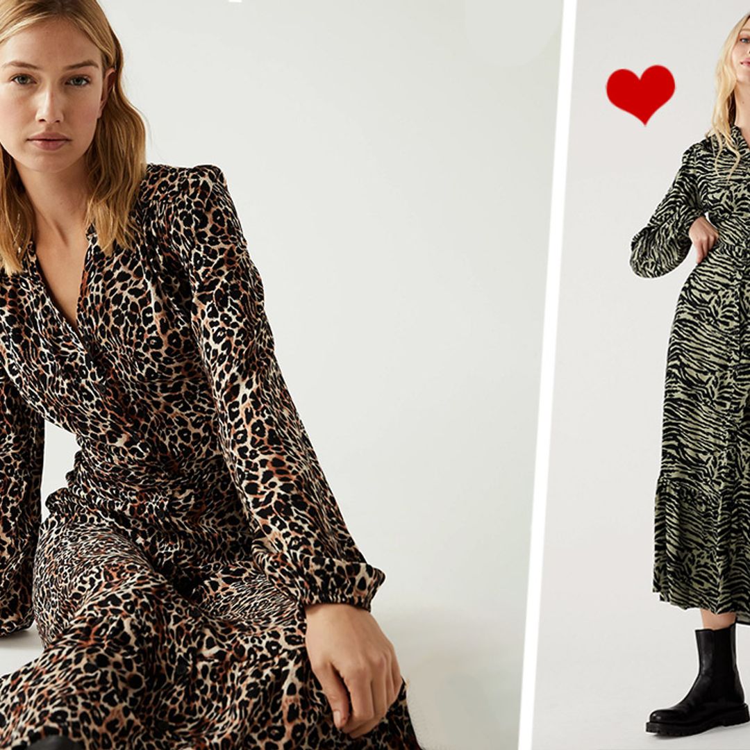 This animal print Marks & Spencer dress is going to be the hero dress of the season