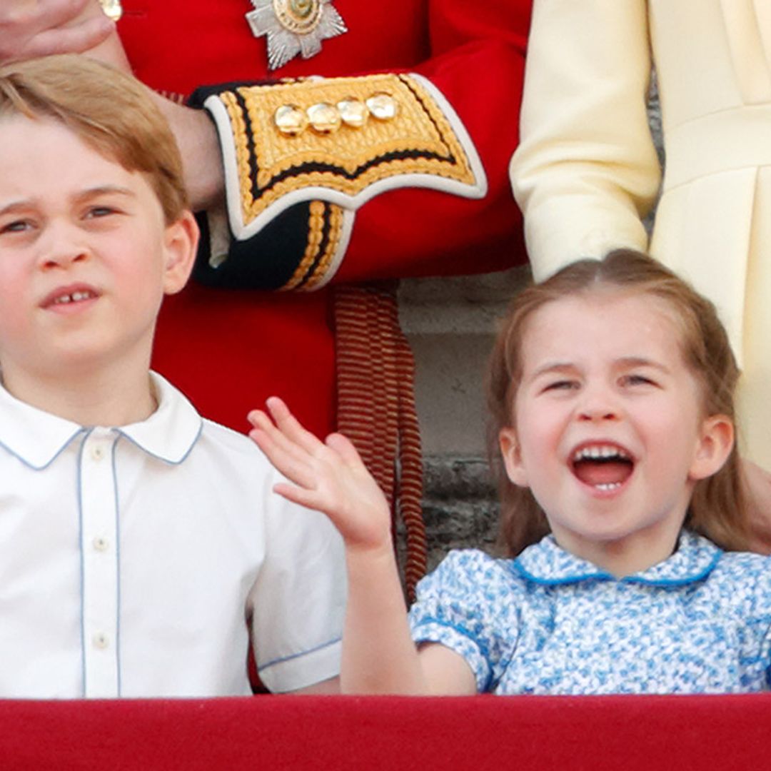 Prince George and Princess Charlotte make surprise appearance at Easter - photos