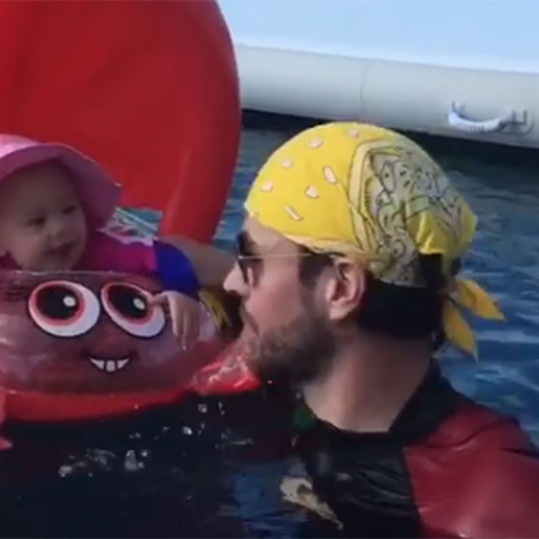 Enrique Iglesias doing a whale impression for his daughter is the cutest – watch video