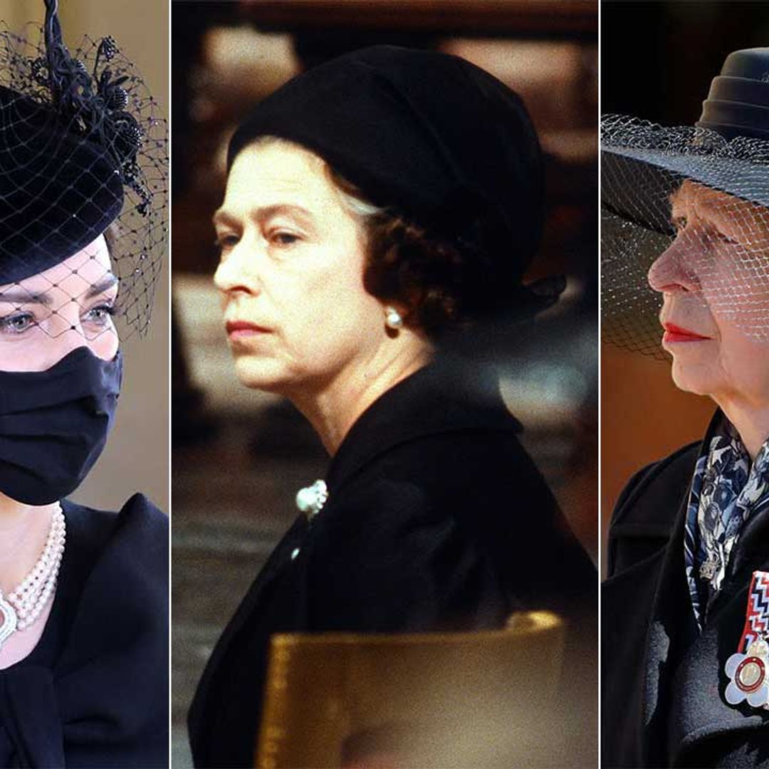 10 poignant photos of the royals in mourning dress - touching tradition revealed