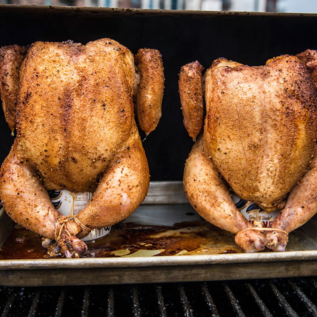 This roasted beer can chicken is the perfect lockdown BBQ treat