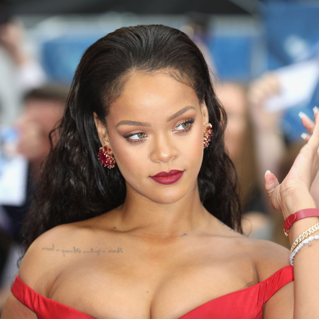 Rihanna sizzles in purple lingerie as she showcases her tattoos in intimate bedroom video