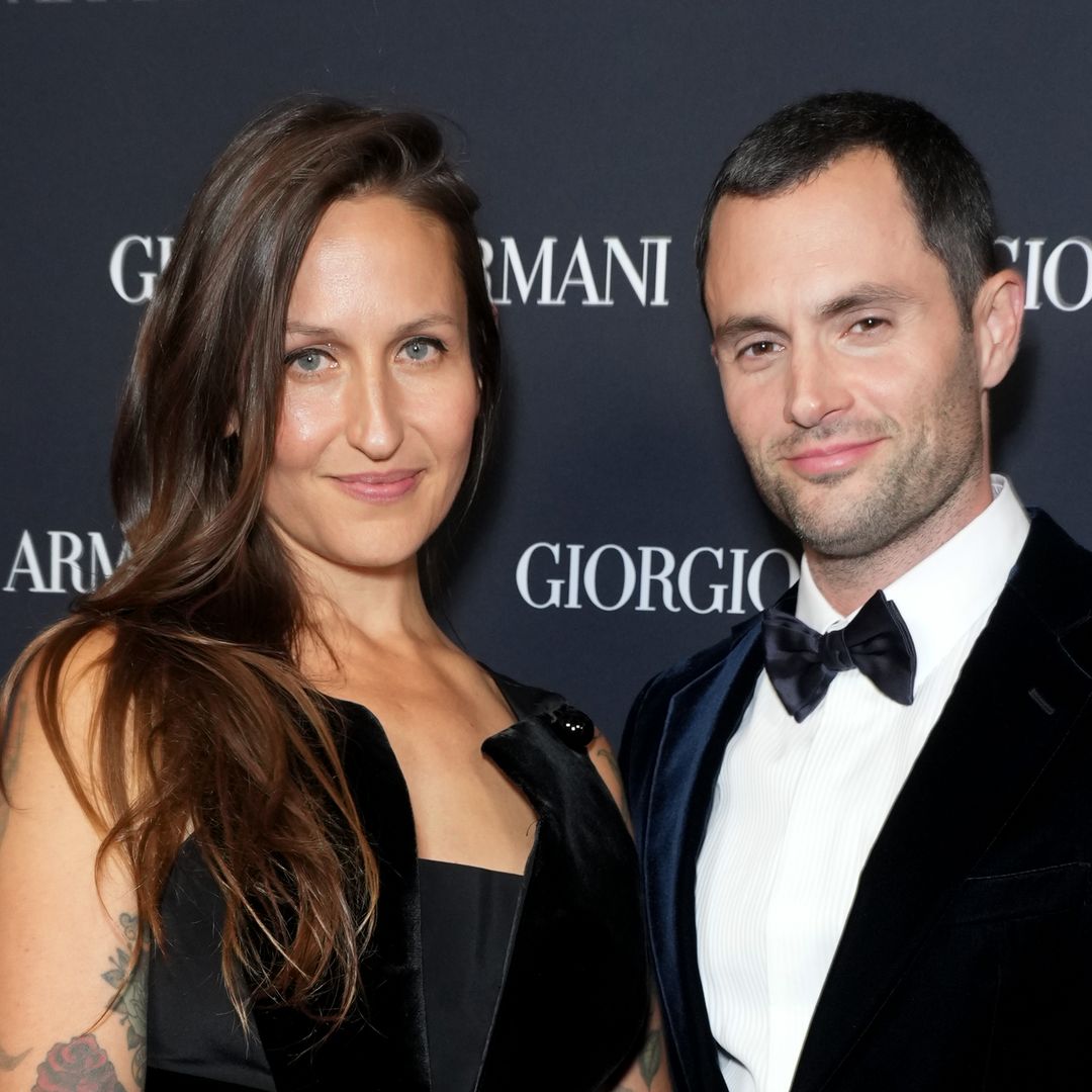 Penn Badgley's gorgeous tattooed wife steals the limelight during rare red carpet appearance