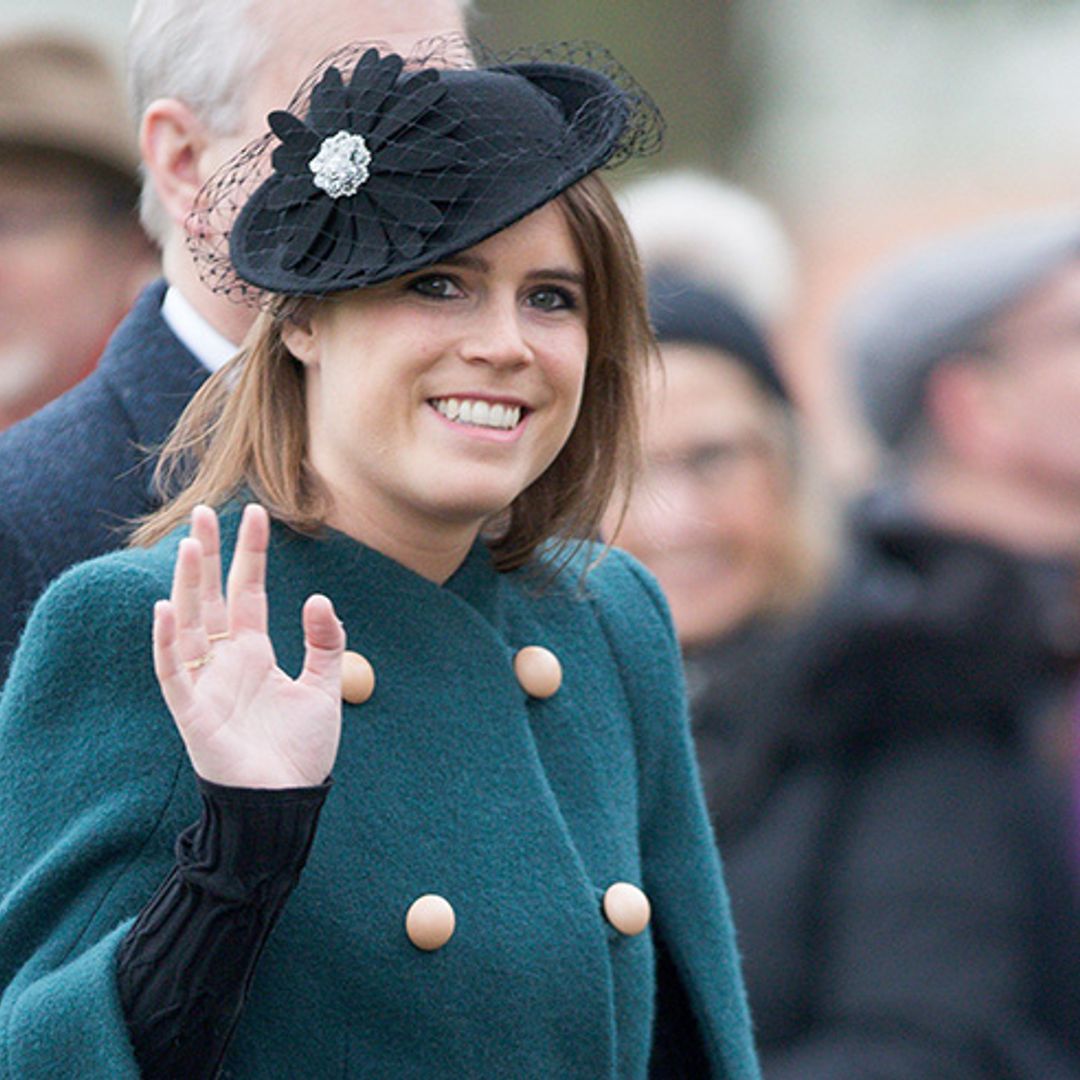 Princess Eugenie and the Queen are style twins at Church