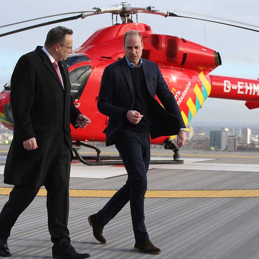 Prince William allowing air ambulances to land at Kensington Palace for special reason