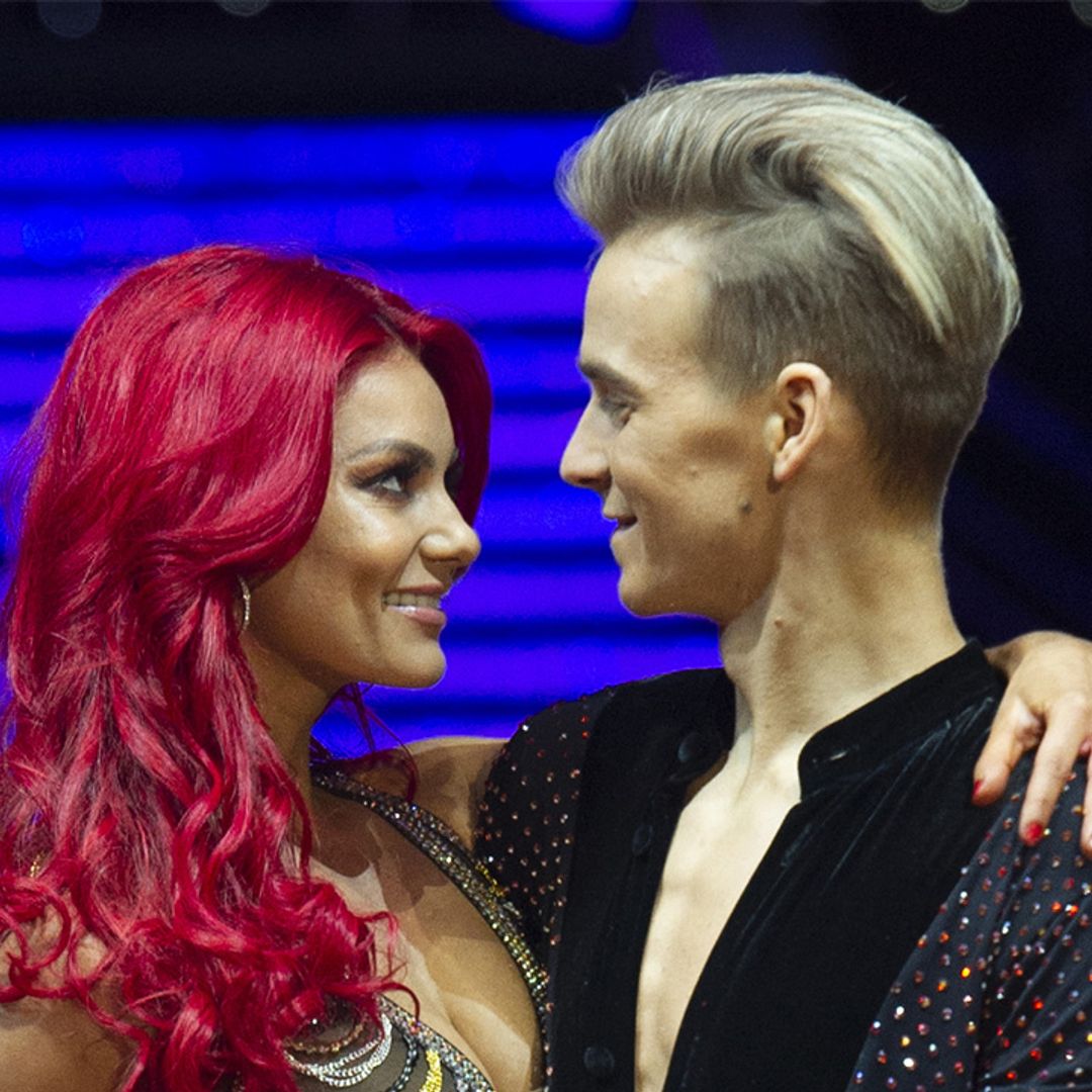 Dianne Buswell delights over topless photo of  boyfriend Joe Sugg