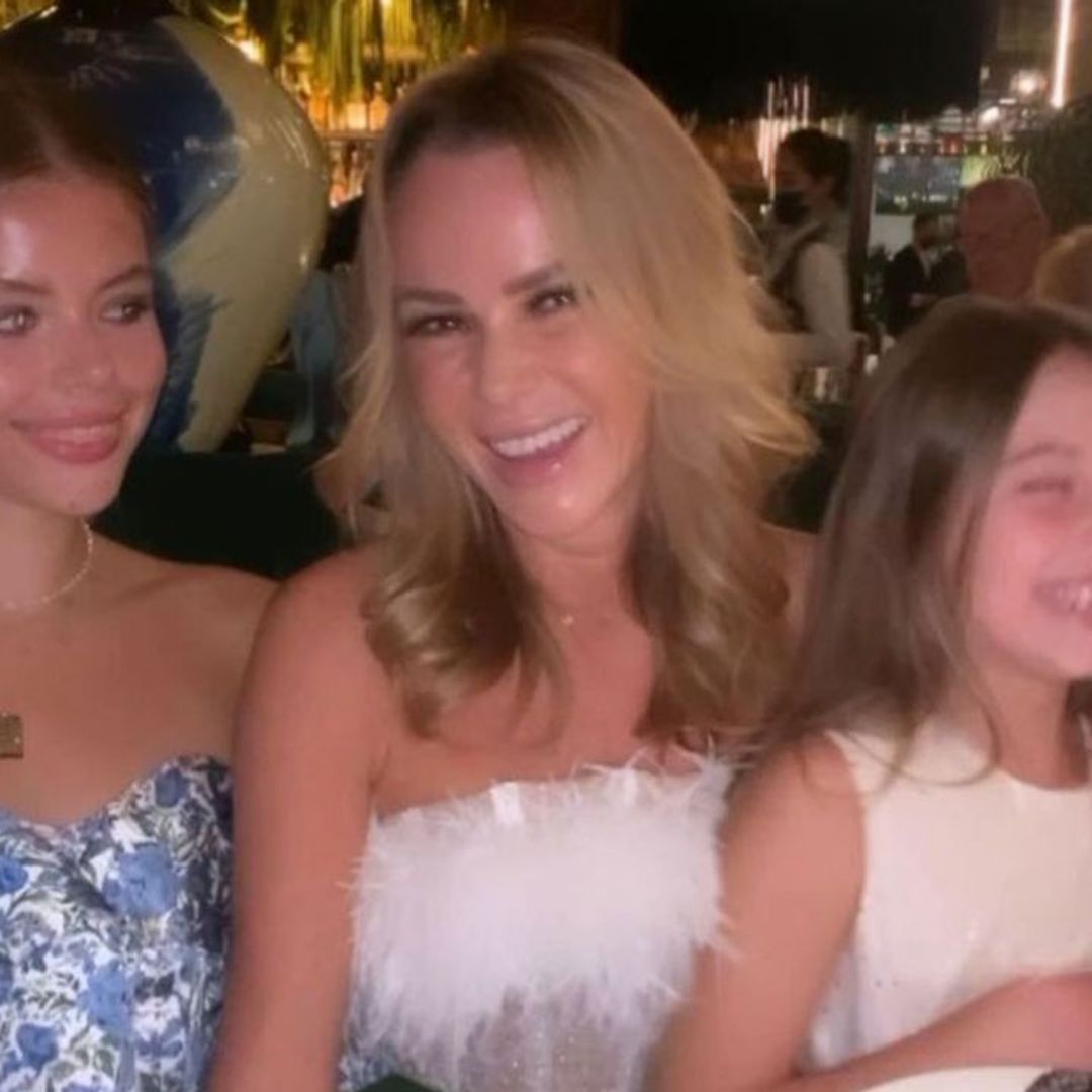 Amanda Holden poses with lookalike daughters as she shares intimate glimpse inside 51st birthday