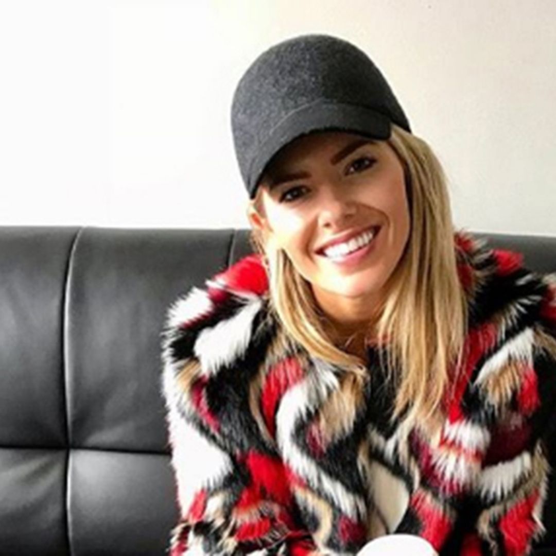 Mollie King jazzes up rehearsal outfit in French Connection jacket