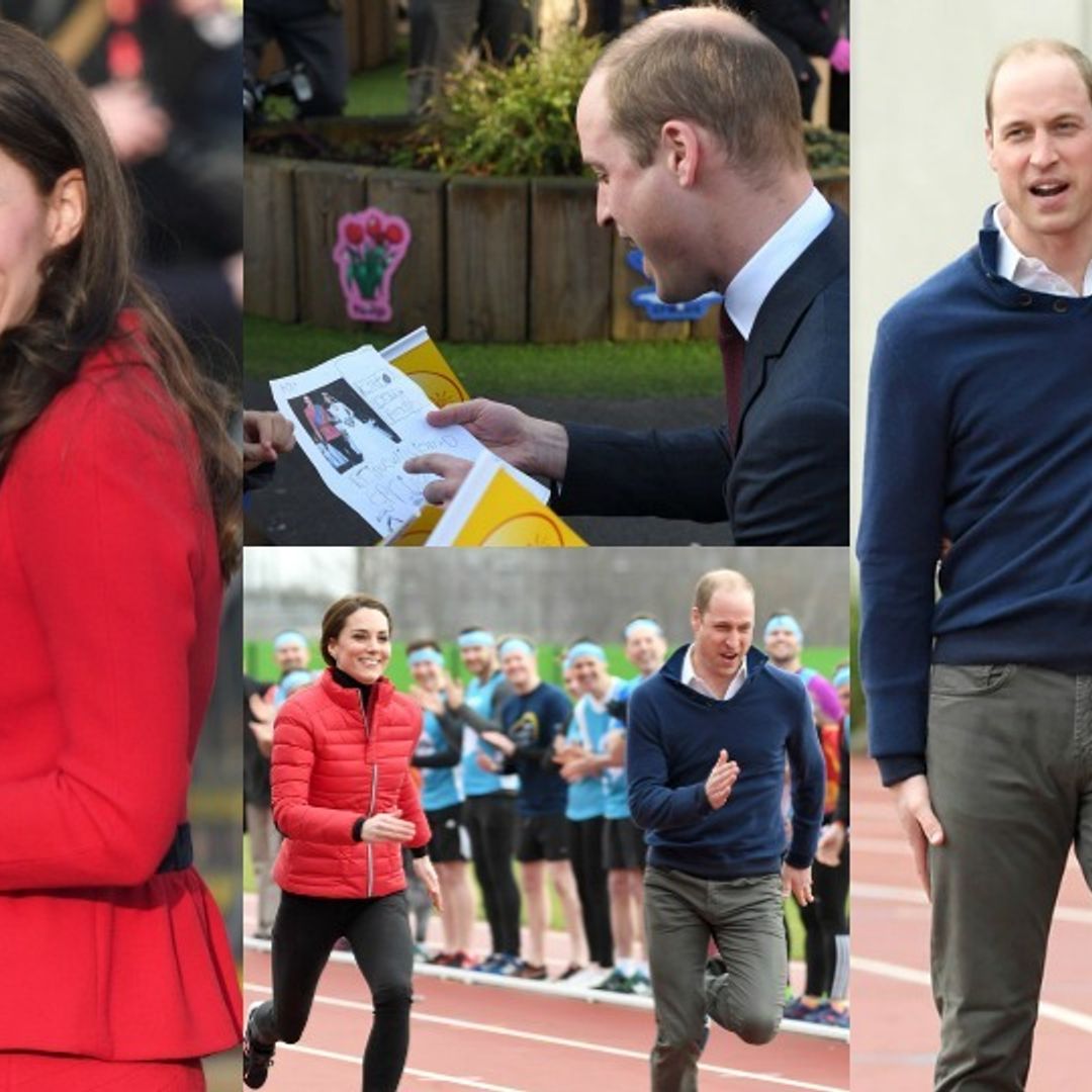 Kate Middleton stuns in Oscar de la Renta as she and Prince William make passionate plea for mental health awareness